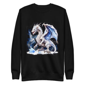 Sweat-shirt Phoenix Design France – Dragon de la Résurrection Sombre