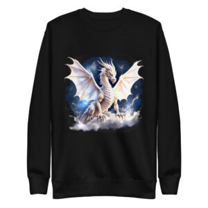 Sweat-shirt Phoenix Design France – Dragon de la Grâce Glaciale