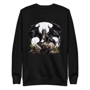 Sweat-shirt Phoenix Design France – Dragon de la Pluie Noire