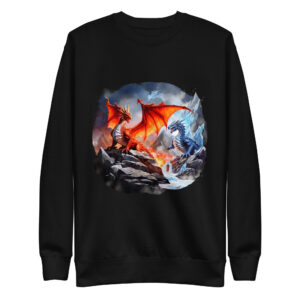Sweat-shirt Phoenix Design France – Dragon de la Passion Sauvage