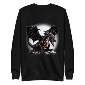 Sweat-shirt Phoenix Design France – Dragon de la Conscience Éveillée