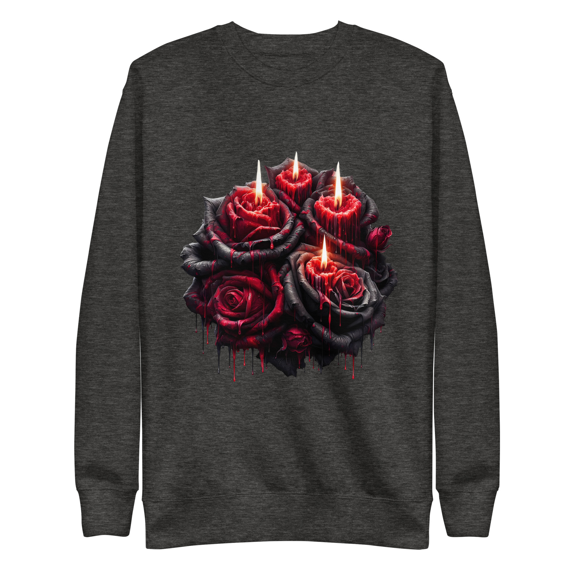 Sweat-shirt Phoenix Design France – Rose de la Danse Macabre – Image 2