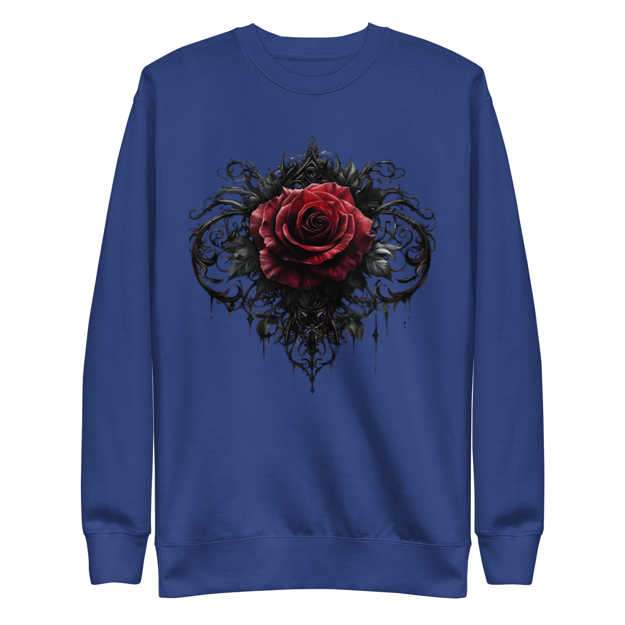 Sweat-shirt Phoenix Design France – Rose de l'Ombre Féerique – Image 3