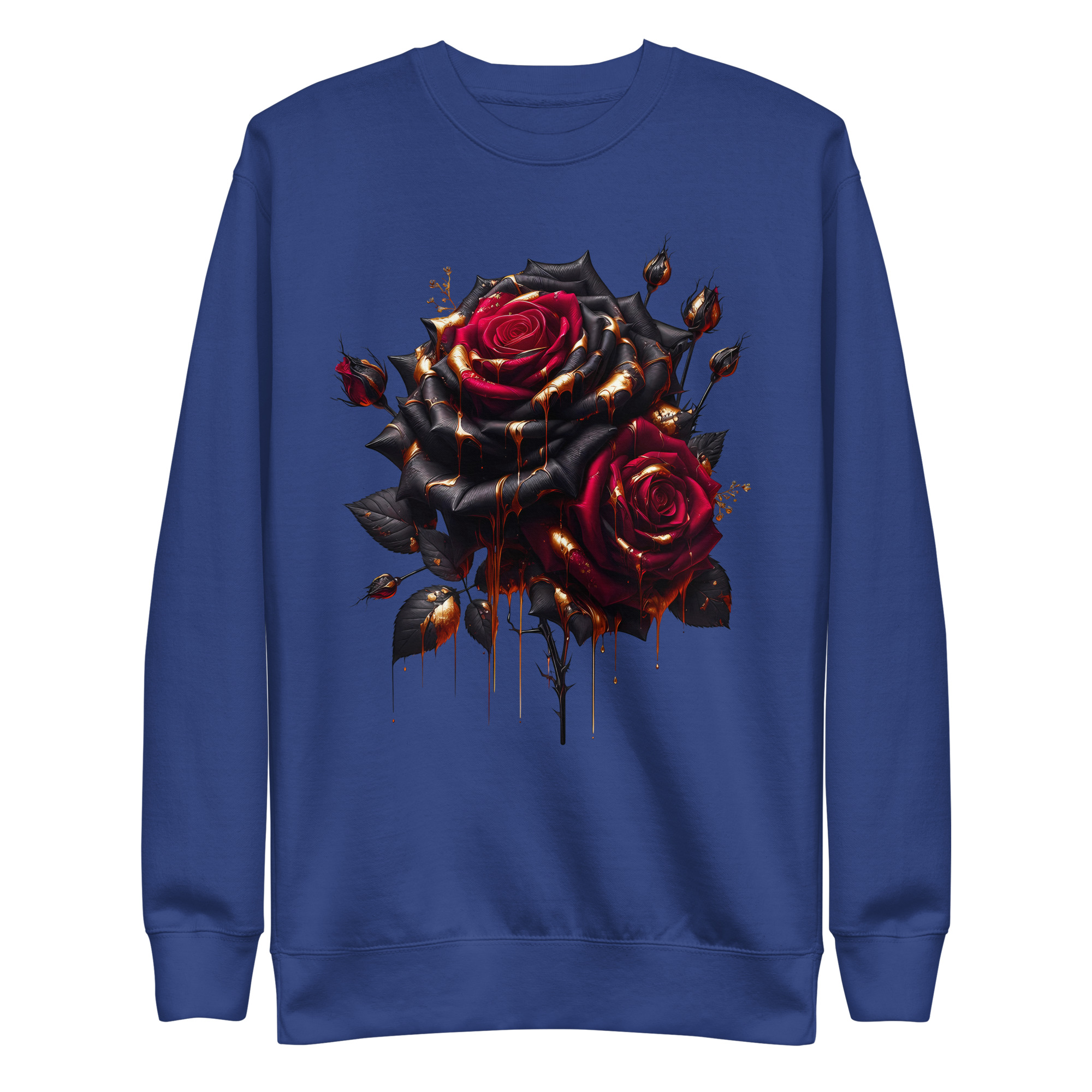 Sweat-shirt Phoenix Design France – Rose de la Magie Noire – Image 3