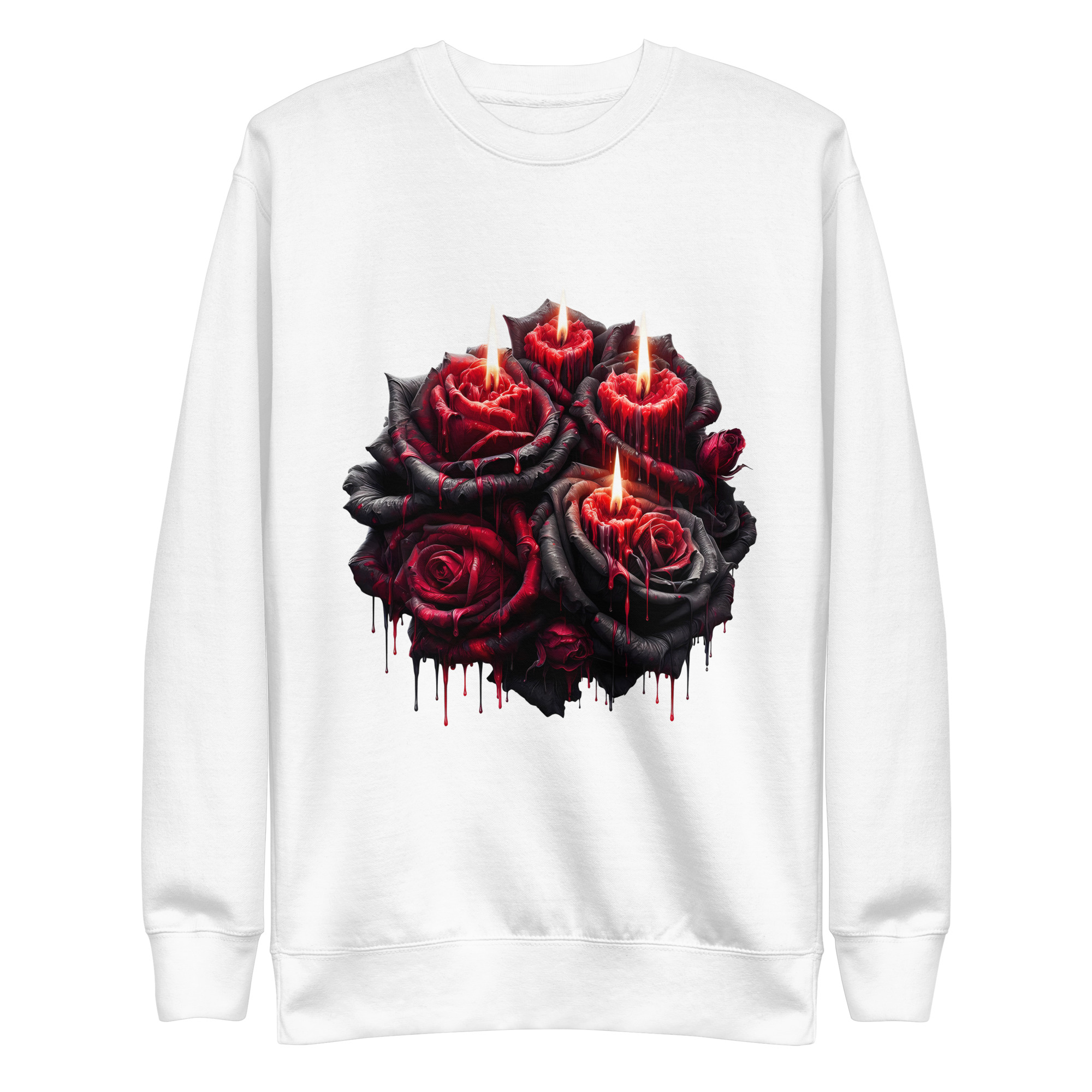 Sweat-shirt Phoenix Design France – Rose de la Danse Macabre – Image 4
