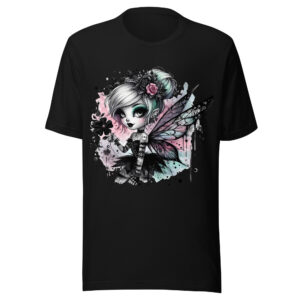 T-shirt Phoenix Design France – Gothic Fée Sauvage.