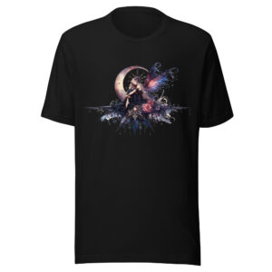 T-shirt Phoenix Design France – Gothic Fée Lunaire.