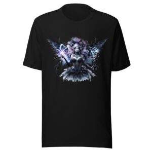 T-shirt Phoenix Design France – Gothic Fée Guerrière.