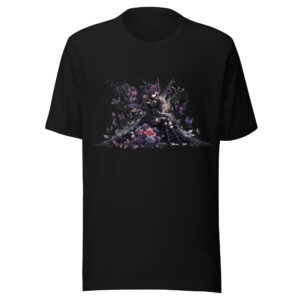 T-shirt Phoenix Design France – Gothic Fée Nocturne.