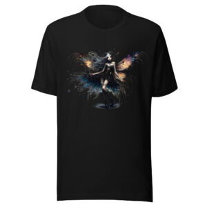 T-shirt Phoenix Design France – Gothic Fée Stellaire.