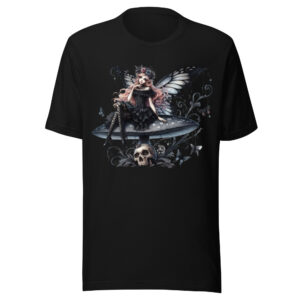 T-shirt Phoenix Design France – Gothic Fée de l'Au-Delà.