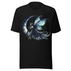 T-shirt Phoenix Design France – Gothic Fée Crescent.