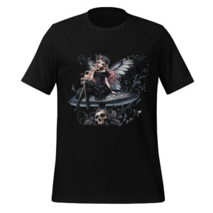 T-shirt Phoenix Design France – Gothic Fée de l'Au-Delà.