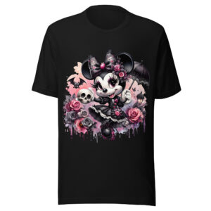 T-shirt Phoenix Design France – Minnie Sang & Pétales.