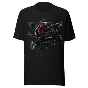 T-shirt Phoenix Design France – Rose du Deuil Éternel