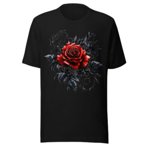 T-shirt Phoenix Design France – Rose de la Tentation Maudite