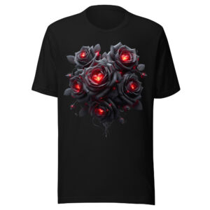 T-shirt Phoenix Design France – Rose de la Nuit Infinie