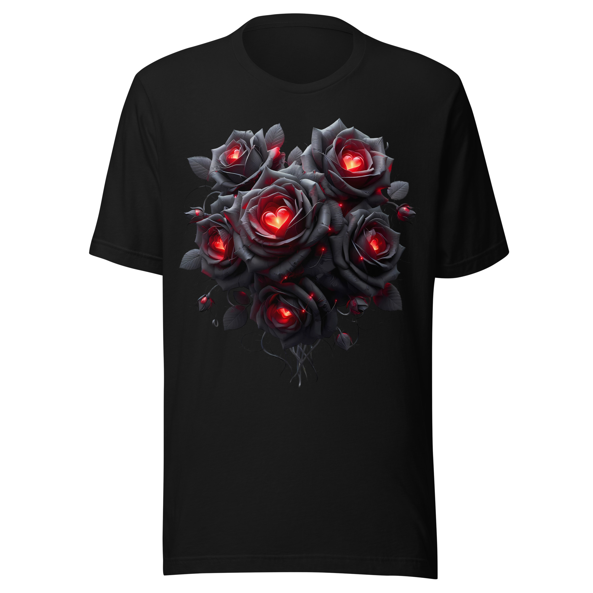 T-shirt Phoenix Design France – Rose de la Nuit Infinie