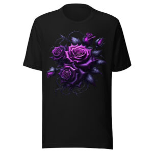 T-shirt Phoenix Design France – Rose de la Pétale Qui Saigne
