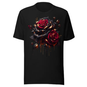 T-shirt Phoenix Design France – Rose de la Magie Noire
