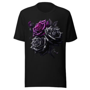 T-shirt Phoenix Design France – Rose de la Tentation Obscure