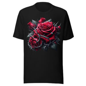 T-shirt Phoenix Design France – Rose de la Mélancolie Étouffante