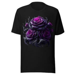T-shirt Phoenix Design France – Rose de l'Obsidienne Vivante