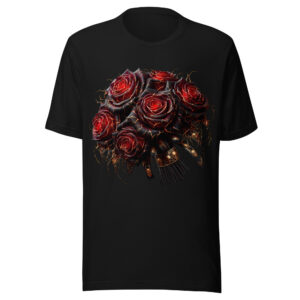 T-shirt Phoenix Design France – Rose de la Pluie Noire