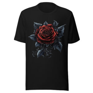 T-shirt Phoenix Design France – Rose de la Langueur Infinie
