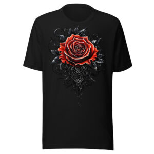 T-shirt Phoenix Design France – Rose de la Couronne de Feu