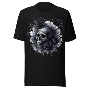 T-shirt Phoenix Design France – Rose et Crâne de la Reddition