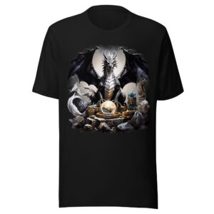 T-shirt Phoenix Design France – Dragon des Pics Argentés