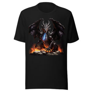T-shirt Phoenix Design France – Dragon de la Lave Incandescente
