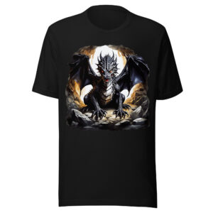 T-shirt Phoenix Design France – Dragon des Runes Dorées