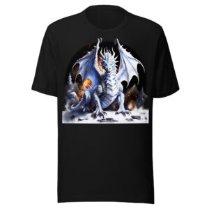 T-shirt Phoenix Design France – Dragon du Silence Glacial