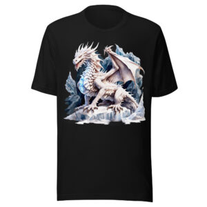 T-shirt Phoenix Design France – Dragon de la Solitude Blanche