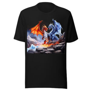 T-shirt Phoenix Design France – Dragon du Conflit Intérieur
