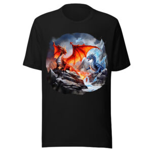 T-shirt Phoenix Design France – Dragon de la Passion Sauvage