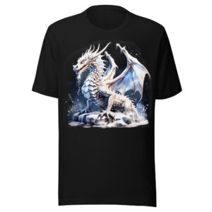 T-shirt Phoenix Design France – Dragon de la Perfection Blanche