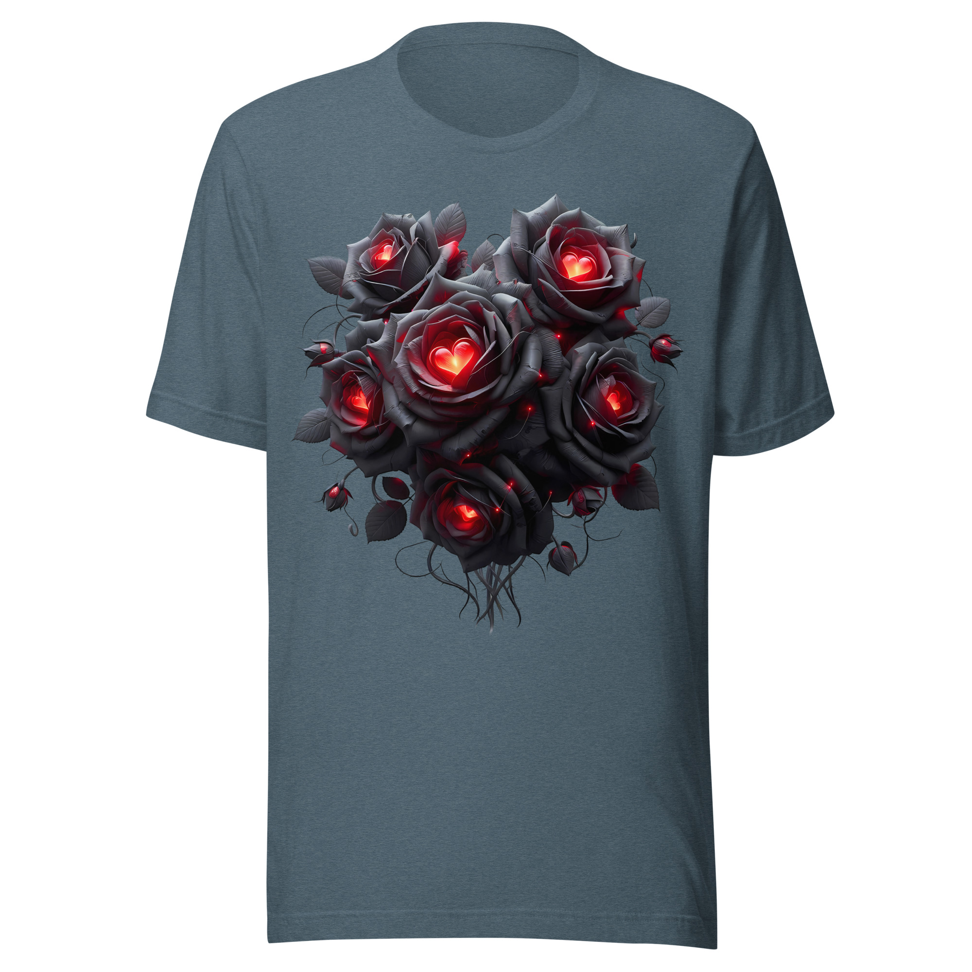 T-shirt Phoenix Design France – Rose de la Nuit Infinie – Image 3