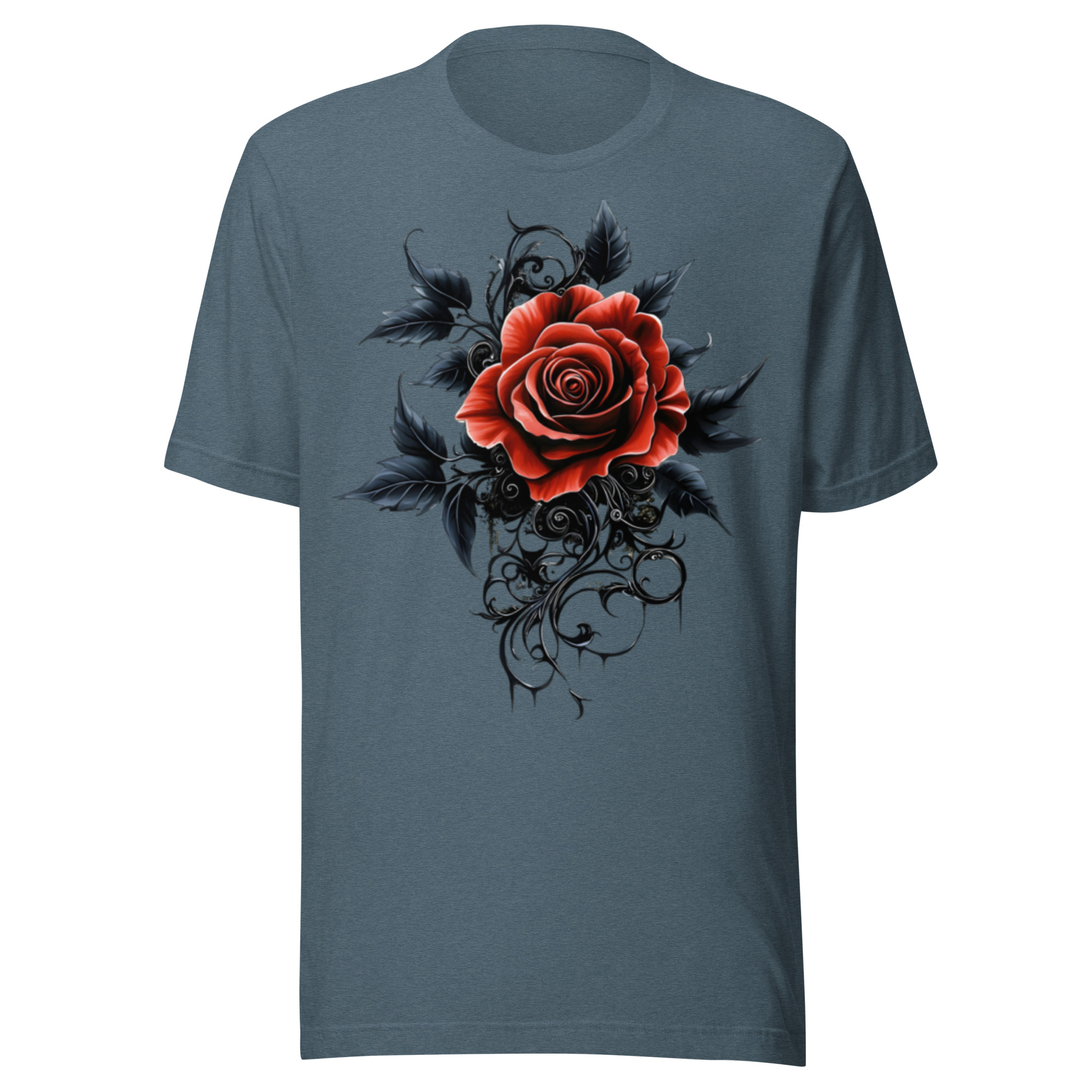 T-shirt Phoenix Design France – Rose de l'Âme Prisonnière – Image 3