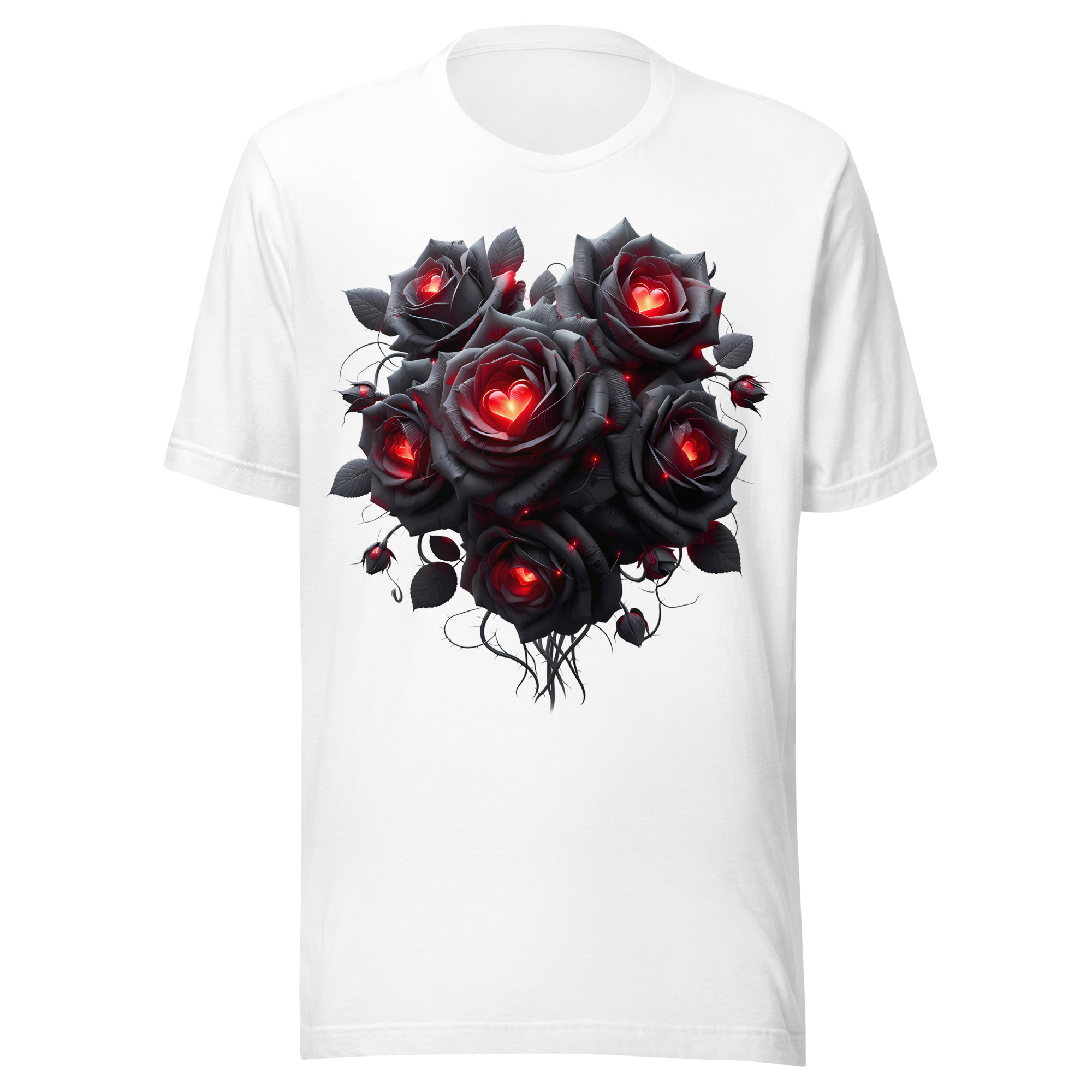 T-shirt Phoenix Design France – Rose de la Nuit Infinie – Image 4