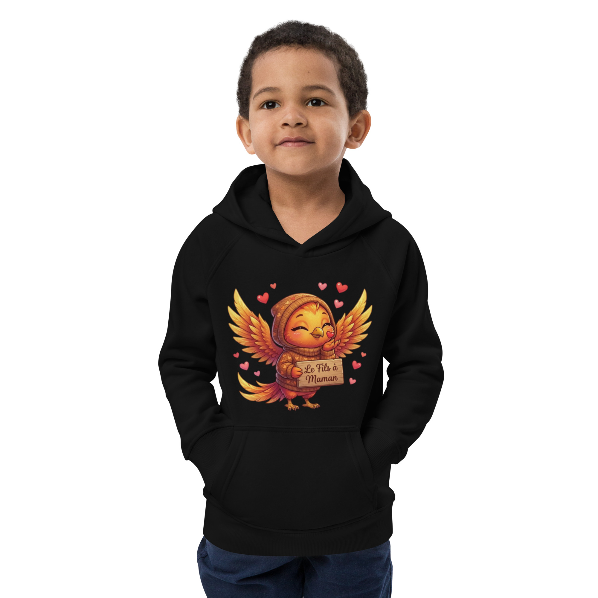 Sweat à capuche écologique pour enfants BABY PHOENIX LE FILS À MAMAN – Image 10
