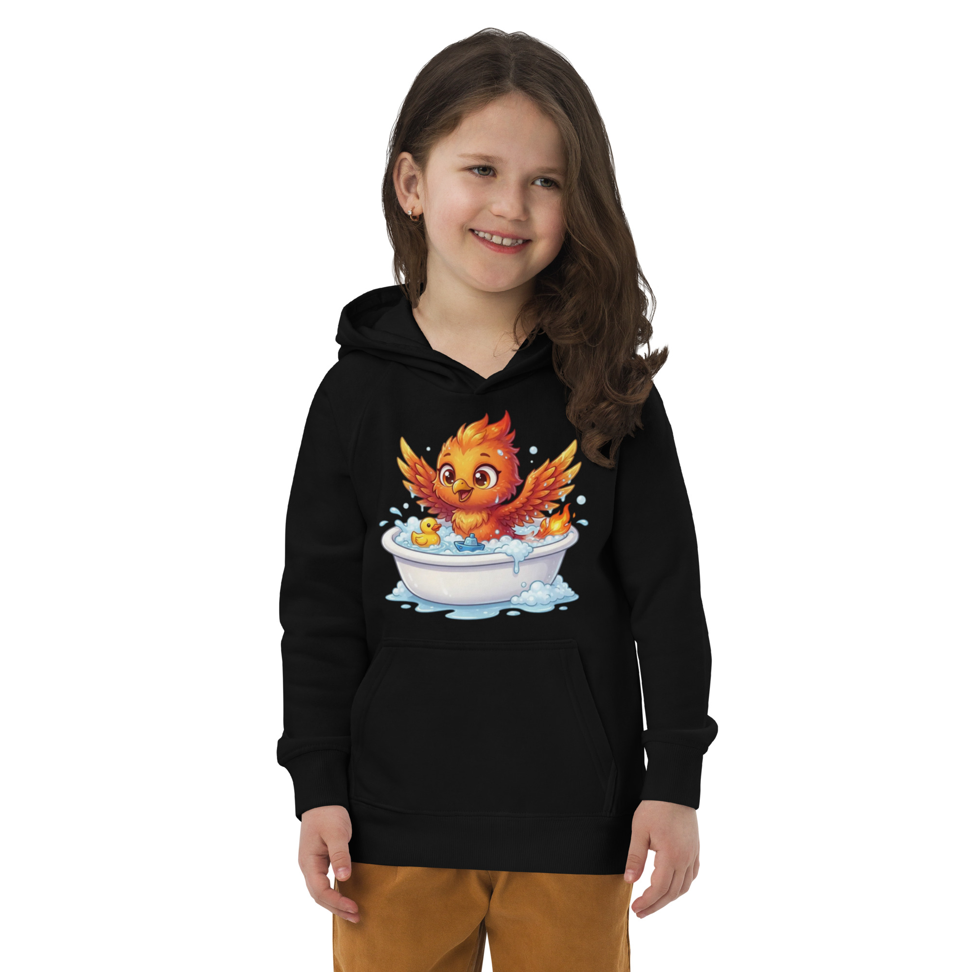 Sweat à capuche écologique pour enfants BABY PHOENIX LE BAIGNEUR