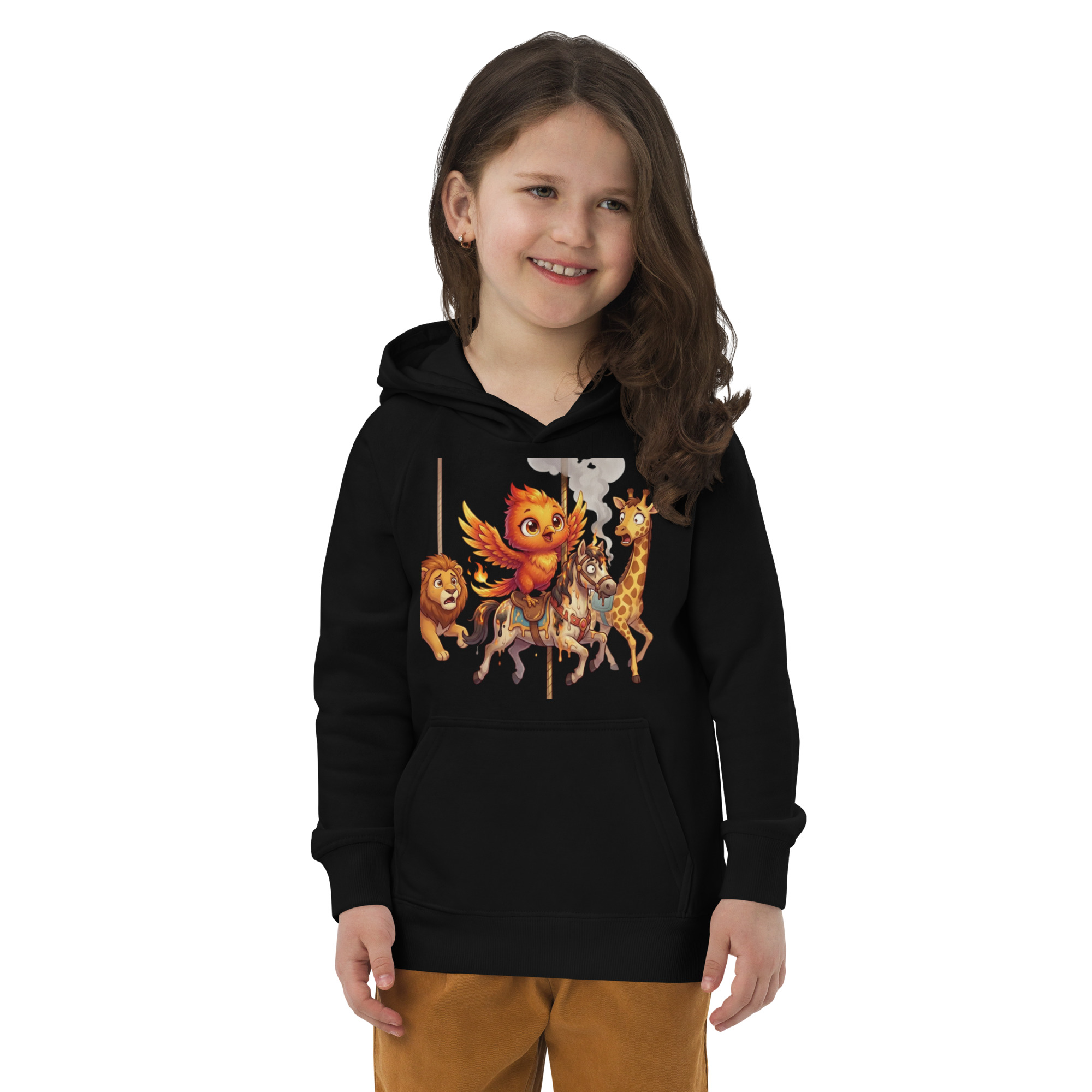 Sweat à capuche écologique pour enfants BABY PHOENIX LE CARROUSEL
