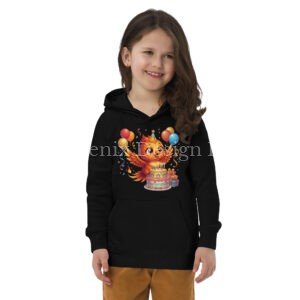Sweat à capuche écologique pour enfants BABY PHOENIX L'ANNIVERSAIRE