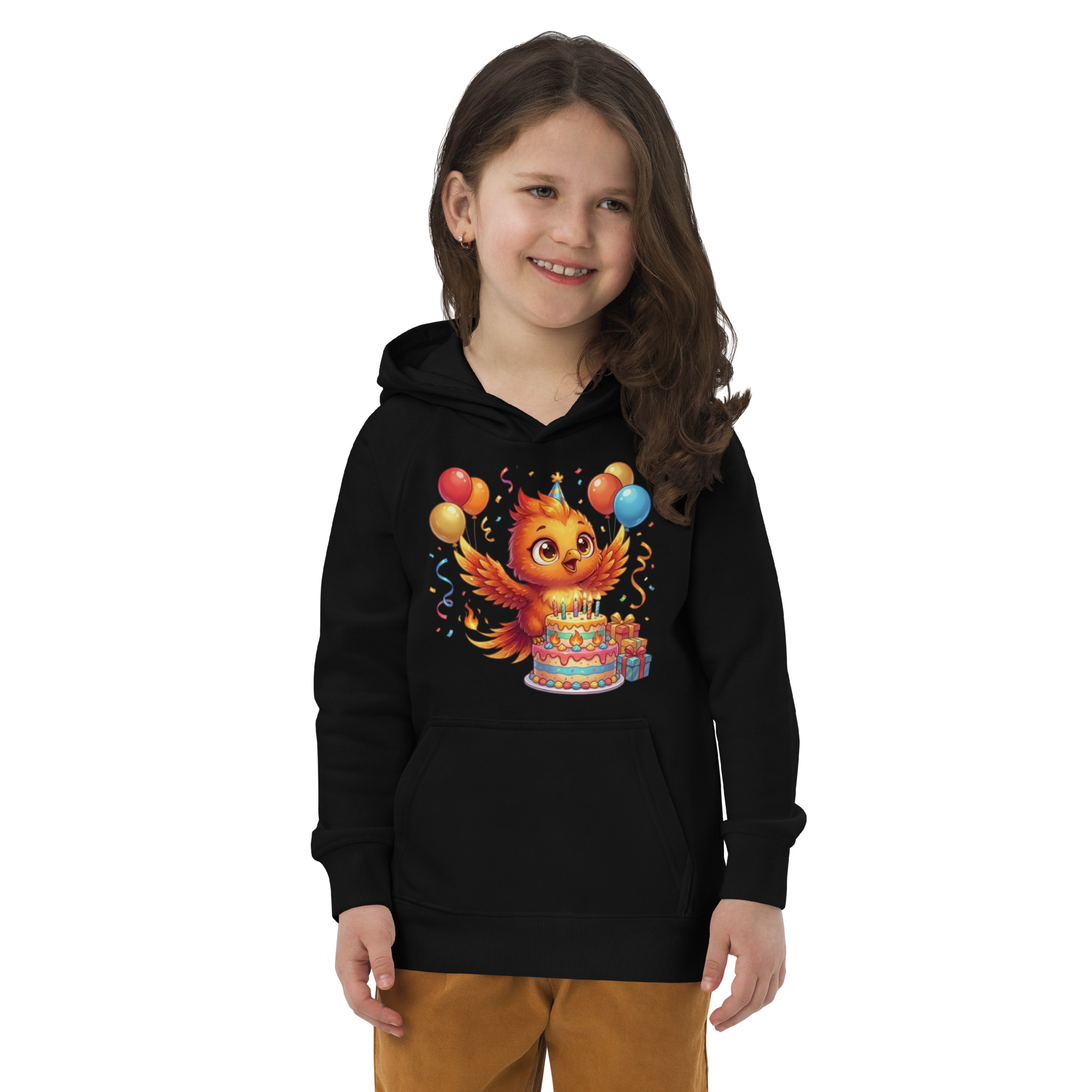 Sweat à capuche écologique pour enfants BABY PHOENIX L'ANNIVERSAIRE