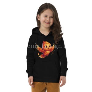 Sweat à capuche écologique pour enfants BABY PHOENIX LE PREMIER VOL