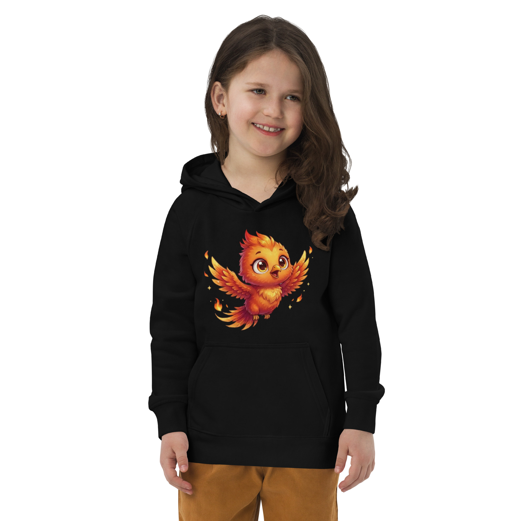Sweat à capuche écologique pour enfants BABY PHOENIX LE PREMIER VOL