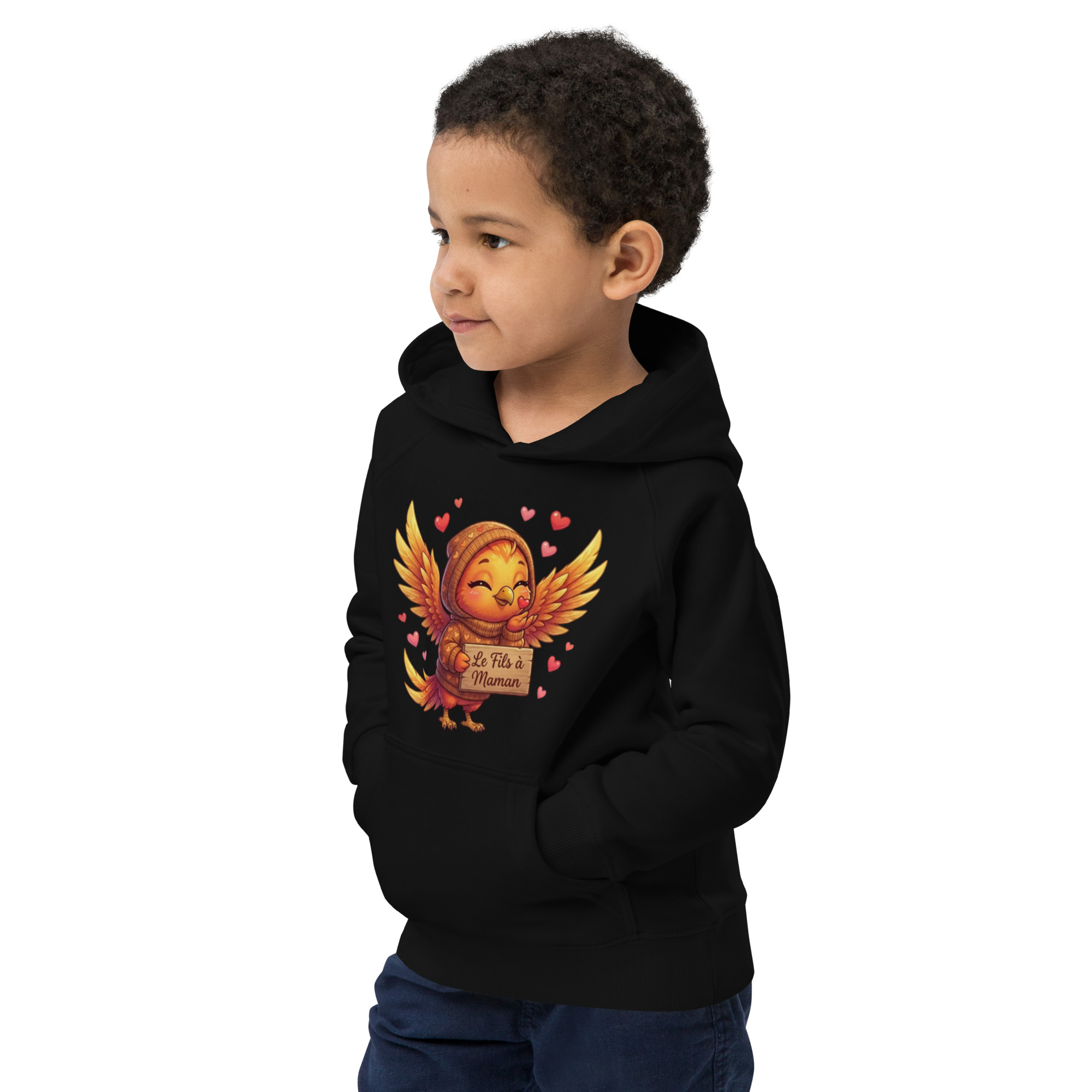Sweat à capuche écologique pour enfants BABY PHOENIX LE FILS À MAMAN – Image 7